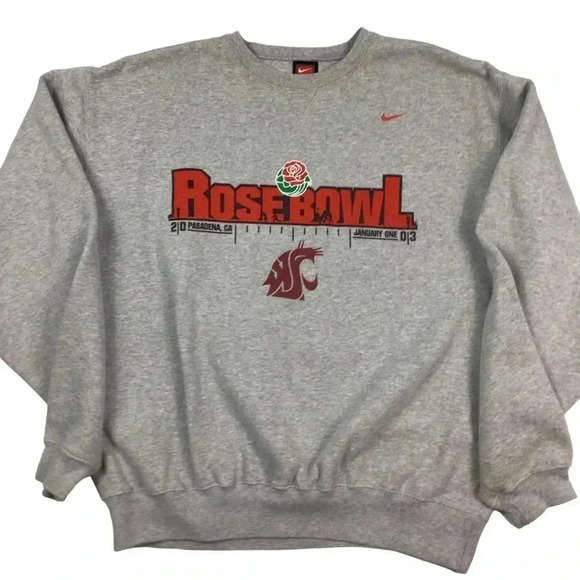 Y2K Nike 2003 Washington State Cougars Rose Bowl crewneck​